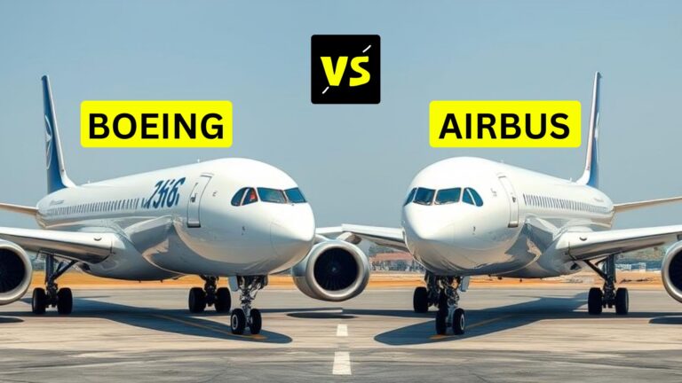 difference between Airbus and Boeing planes